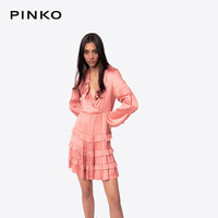 PINKO 女装流苏宽松v领连衣裙O43