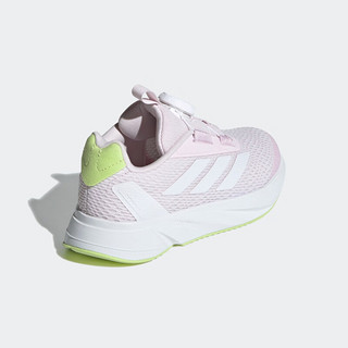 adidas DURAMO SL BOA K旋转按钮休闲运动鞋女小童阿迪达斯 粉色/白色/黄绿色 29(175mm)