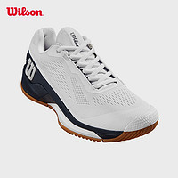 威尔胜（Wilson）24年网球鞋成人RUSH PRO 4.0稳定系列女款专业网球鞋 【海军蓝】WRS332610-女款 US 8.0