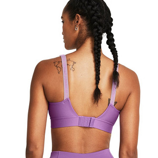 安德玛（UNDERARMOUR）春夏Infinity 2.0女子训练运动内衣-中强度1384123 明星紫560 XL D-DD
