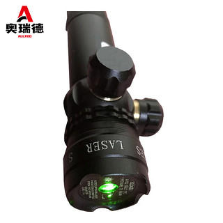 奥瑞德 95激光瞄准器 夜间检查镜 上下左右可调 含万能管夹 绿色激光 95激光瞄准器 含万能管夹 绿色