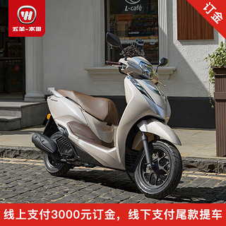 WUYANG-HONDA 五羊-本田 LEAD125踏板车摩托车 奶咖白 建议零售价16800