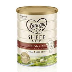 Karicare 可瑞康 新西兰Karicare可瑞康配方绵羊奶粉3段900g1岁以上进口