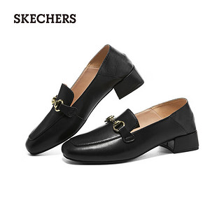 斯凯奇（Skechers）Skechers休闲鞋乐福鞋158287 黑色/BLK 37 