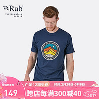 Rab 睿坡 Stance男士短袖户外透气舒适轻量棉质T恤150g QCA-98