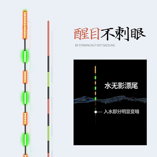 小凤仙 鱼漂PLD04电子漂鲫鱼漂鲤鱼漂混养水无影夜光漂浮漂强光醒目高灵敏纳米鱼浮子渔具钓鱼用品