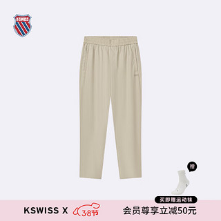 盖世威（K·SWISS）男裤 24春季 时尚运动休闲保暖针织长裤 109842 200暖棕色 2XL