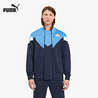 PUMA 彪马 足球服男足球外套夹克冬季训练外套曼城球迷服756664-25