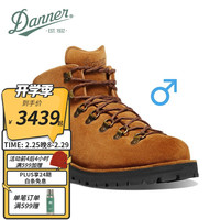 Danner丹纳 都市户外休闲男款Mountain Light山脉之光真皮防水中高帮徒步登山鞋工装靴 31548 棕黄黑 男EE宽版 43.5