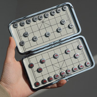 中国迷你象棋磁性便携式全套磁吸磁铁儿童橡棋小带棋盘棋子小