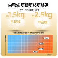 Pisen/品胜春秋成人睡袋羽绒户外露营秋冬防寒鸭绒被子两用可伸手