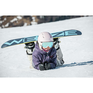 迪卡侬（DECATHLON）滑雪裤儿童背带连体雪裤防水保暖易穿脱WEDZE3 黑色 S/6岁