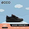 爱步（ECCO）儿童板鞋女 24年春季新款软底魔术贴休闲童鞋 柔酷60周年713812 黑色71381251052 28码