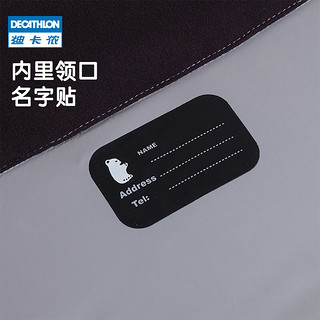 迪卡侬（DECATHLON）儿童羽绒马甲男女童轻薄保暖背心加绒滑雪内胆 岩石灰 165cm