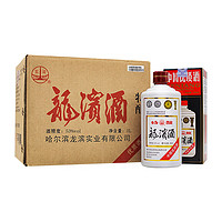 龙滨酒 年份特酿 500ml 酱香型 53度 白酒 2014年 500ml*6瓶 整箱