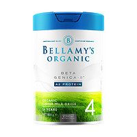 BELLAMY'S 贝拉米 澳洲贝拉米白金4段2岁以上800g规格*1罐有机澳大利亚进口