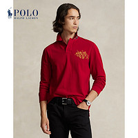 Polo Ralph Lauren 拉夫劳伦 男装 24年春三匹小马Polo衫RL17695 600-红色 XL