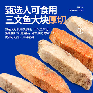 着迷 JOYME着迷带皮三文鱼冻干狗狗零食猫零食磨牙猫咪宠物增肥发腮