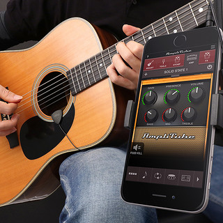 IK Multimedia IK iRig Acoustic 原声木吉他古典吉他尤克里里免开孔拾音器话筒