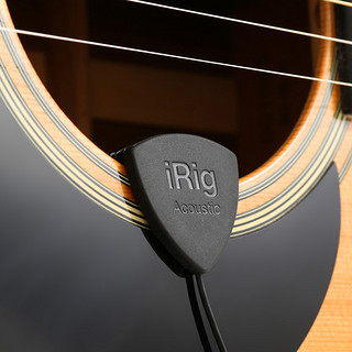 IK Multimedia IK iRig Acoustic 原声木吉他古典吉他尤克里里免开孔拾音器话筒