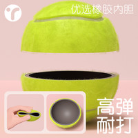 网球带绳训练器单人打回弹专业固定高弹力带线练习球底座比赛用球 专业高弹耐打网球12个【不带线】