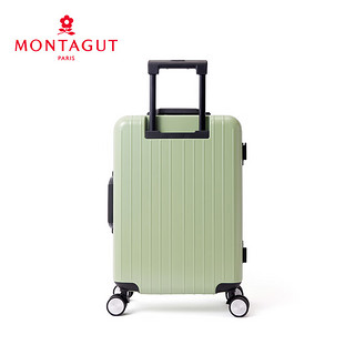 梦特娇（MONTAGUT）行李箱小型20英寸旅行箱万向轮拉杆箱男女登机箱密码箱登机箱 绿色 26寸