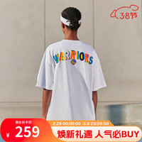 NBA欢乐的运动系列 勇士队/湖人队/凯尔特人队 宽松T恤男运动短袖