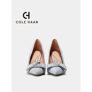 colehaan/歌涵 女士高跟鞋 24年春季职业正装细跟单鞋女W30058 水蓝色-W30058 39