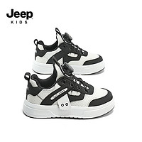 Jeep 吉普 儿童旋钮扣网面运动板鞋