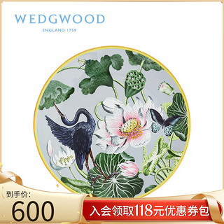 WEDGWOOD 威基伍德 漫游美境 睡莲绮梦 餐盘 骨瓷 西餐盘菜盘盘子 20cm