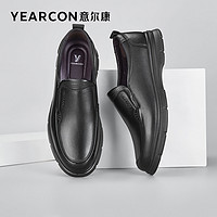 YEARCON 意尔康 男鞋春季新款真皮商务男士休闲皮鞋舒适爸爸鞋单鞋