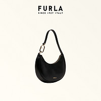 FURLA 芙拉 [限时折扣]FURLA芙拉PRIMAVERA牛皮小号女士纯色通勤单肩新月包