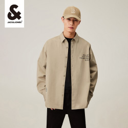 【省66.47元】新款衬衣_jack&jones 杰克琼斯 男士秋季新款衬衣外套潮