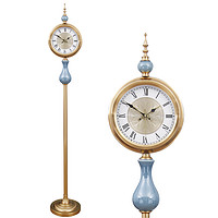 LISHIDA 力时达 美式客厅奢华落地钟欧式创意陶瓷工艺钟家用立钟个性时钟地面钟表