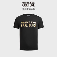 范思哲Versace Jeans Couture男装24春夏男士LOGO印花短袖T恤