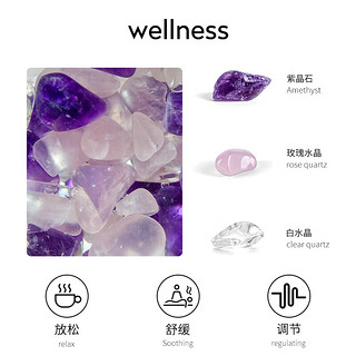 VITAJUWEL德国活力宝石杯玻璃杯女高颜值ins轻奢水晶能量杯wellness 基础养生单层杯 500ml