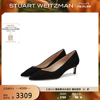 STUART WEITZMAN SW ANNY 50 尖头小猫跟仙女风高跟鞋单鞋婚鞋女