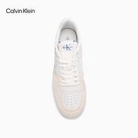 Calvin Klein Jeans24春夏男士潮流街头撞色拼接篮球运动休闲鞋YM00933 0LG-月光白/晴空蓝 40