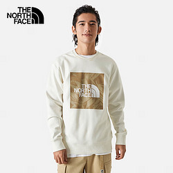 THE NORTH FACE 北面 针织卫衣男户外舒适套头衫24春上新88FT 米白色/QLI L