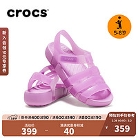 crocs 卡骆驰 伊莎贝拉小凉鞋男童女童休闲凉鞋|209837 泡泡紫-6WQ 33(200mm)