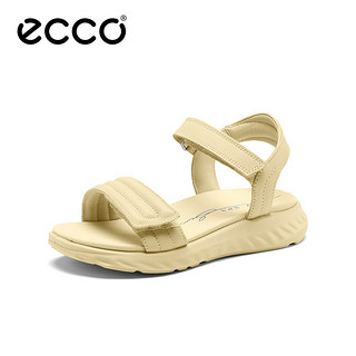 爱步（ECCO）童鞋 夏季儿童凉鞋舒适软底女童凉鞋 适动712172 稻黄色71217201710 30码