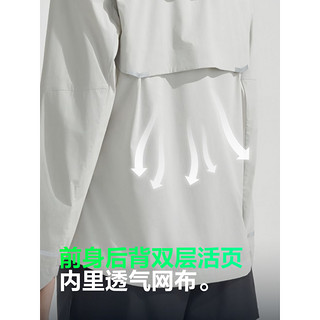 波司登（BOSIDENG）2024夏季女款都市轻户外运动简约百搭防晒服B40522984 云暮灰/月白灰8198/8116819B 165/88A