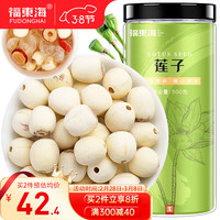 福东海 莲子500g 湘潭去芯磨皮通芯湘莲子可搭白莲子炖汤煲汤红枣枸杞百合桂圆银耳糖水
