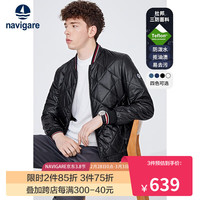 Navigare意大利小帆船棉服男冬季保暖大衣新款夹棉棒球服短款三防棉衣