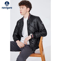 Navigare意大利小帆船棒球领棉服男三防夹棉外套1331203504