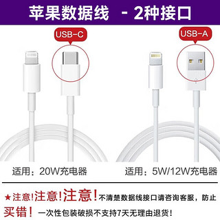 Apple 苹果 次日达苹果数据线原装快充 PD2头充电线USB-C/Type-C转Lightning USB-C 转闪电连接线(1米)