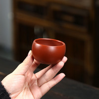 藏壶天下宜兴紫砂家用茶杯原矿喝茶杯中式复古小茶杯品茗杯泡茶杯小满杯 大红袍