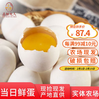 品鲜夫人 新鲜正宗土鹅蛋 农家精选特产散养杂粮谷物喂养新鲜土鹅蛋孕妇 新鲜大鹅蛋120g-150g*12枚