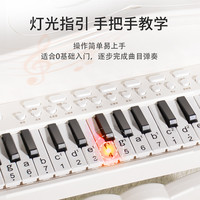 儿童钢琴玩具电子琴小女孩初学多功能可弹奏话筒3宝宝1一周岁 店长【粉】彩盒耳机版钢琴+凳子+麦克风+琴谱+礼包