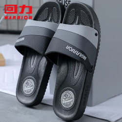 warrior回力韩版凉拖鞋拼接情侣款四季潮流浴室居家用时尚外穿耐磨厚